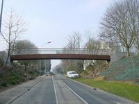 Passerelle de 25.50 m avec garde-corps inox