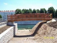 Passerelle en bois